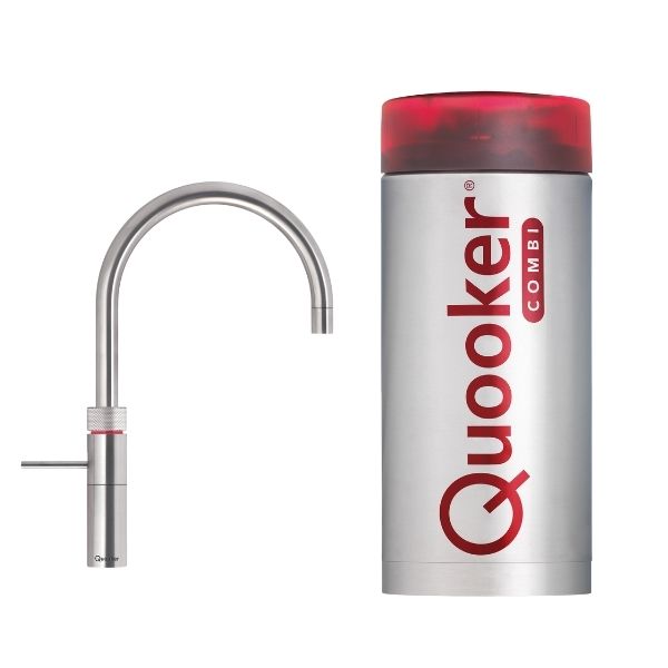 Quooker Fusion Round RVS kokend water kraan, de meest energiezuinige waterkraan