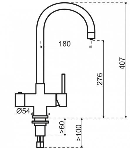 wapenkamer Van storm Opstand Selsiuz kokend water kraan Gun Metal Zwart Rond Single boiler gezocht?