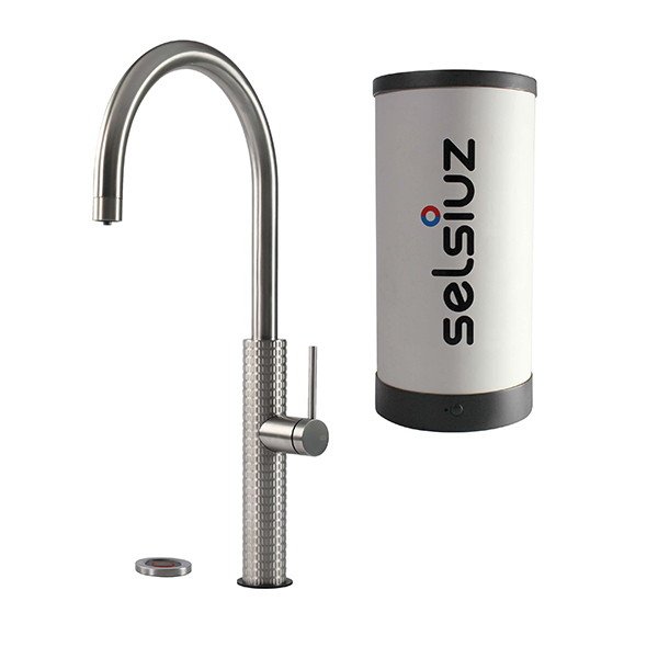 Lach Cyclopen Bij wet Selsiuz kokend water kraan RVS Gessi Titanium Single boiler