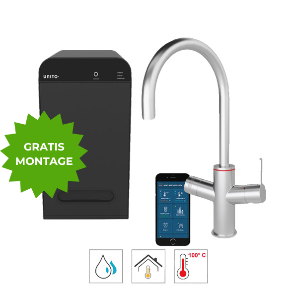 Unito Lava 3-in-1 Cosmos Rond Chroom gratis montage