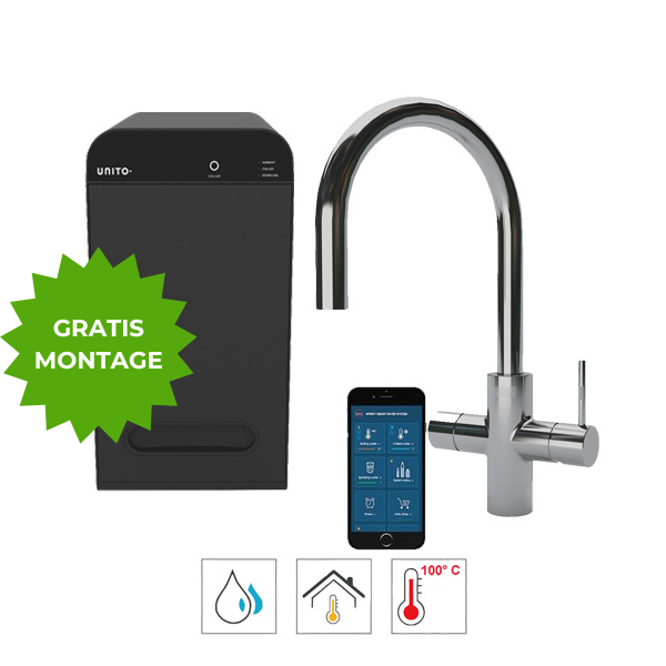 Unito Lava 3-in-1 Cosmos Rond RVS gratis montage bij Kokendwatergigant