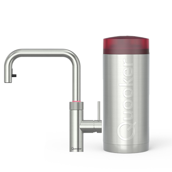 Quooker Flex Square RVS kraan COMBI bij Kokendwatergigant