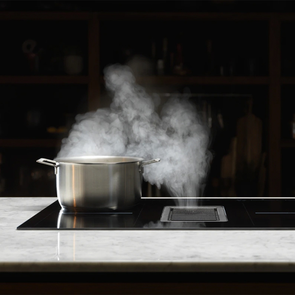 Franke Mythos inductie kookplaat met afzuiging en afvoerset recirculatie plint 6 cm | Optimale warmteniveau ✓ Gratis + snelle levering