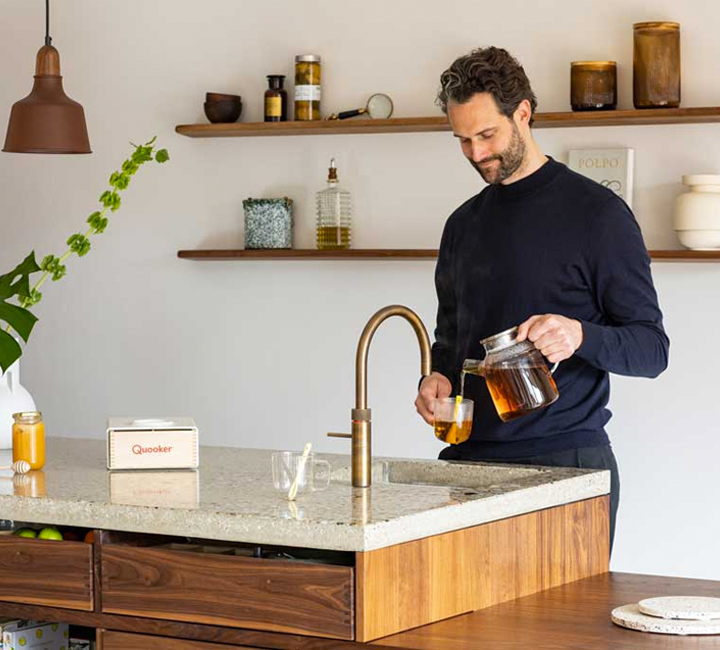 Quooker kraan goud
