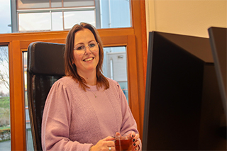 Marleen onze office manager